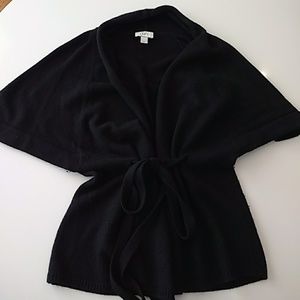 Black cardigan sweater